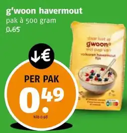 Poiesz G'woon havermout aanbieding
