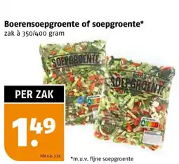 Poiesz Boerensoepgroente of soepgroente aanbieding