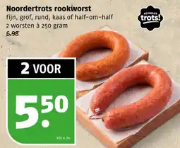 Poiesz Noordertrots rookworst aanbieding