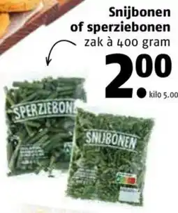 Poiesz Snijbonen of sperziebonen aanbieding