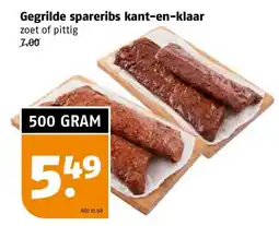 Poiesz Gegrilde spareribs kant en klaar aanbieding