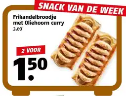 Poiesz Frikandelbroodje met Oliehoorn curry aanbieding