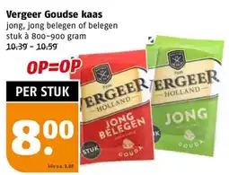 Poiesz Vergeer Goudse kaas aanbieding