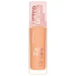 Kruidvat Maybelline New York Lifter Plump & Glow 220 Foundation aanbieding