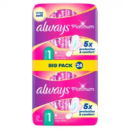 Kruidvat Always Platinum Normal Maandverband aanbieding