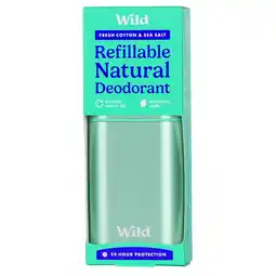Kruidvat Wild Fresh Cotton & Sea Salt Navulbare Deostick aanbieding