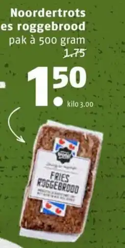 Poiesz Noordertrots Fries roggebrood aanbieding