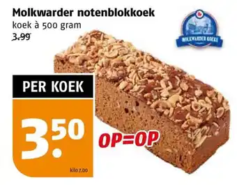 Poiesz Molkwarder notenblokkoek aanbieding