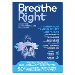 Kruidvat Breathe Right Gevoelige Huid Neusstrips aanbieding