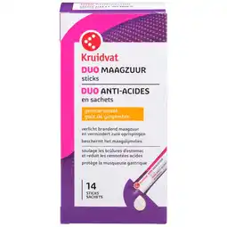 Kruidvat Kruidvat Duo Maagzuur Sticks met Gembersmaak aanbieding