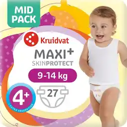 Kruidvat Kruidvat Maxi Plus Maat 4+ Luiers Midpack aanbieding