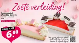 Poiesz Tompoucevlaai of aardbei bavarois aanbieding