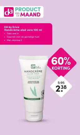 DA DA by Erica Handcrème aloë vera 100 ml aanbieding