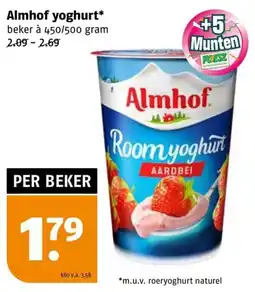 Poiesz Almhof yoghurt aanbieding