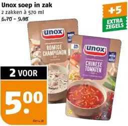 Poiesz Unox soep in zak aanbieding
