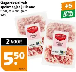 Poiesz Slagerskwaliteit spekreepjes julienne aanbieding