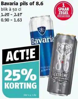 Poiesz Bavaria pils of 8.6 aanbieding