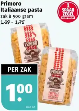 Poiesz Primoro Italiaanse pasta aanbieding