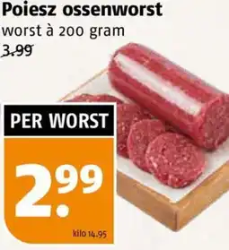 Poiesz Poiesz ossenworst aanbieding