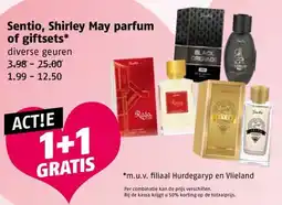 Poiesz Sentio, Shirley May parfum of giftsets aanbieding