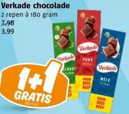 Poiesz Verkade chocolade aanbieding