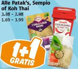 Poiesz Alle Patak's, Sempio of Koh Thai aanbieding