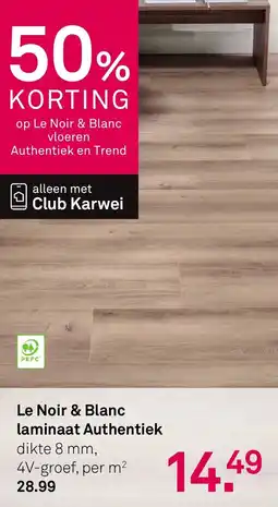 Karwei Le Noir & Blanc laminaat aanbieding