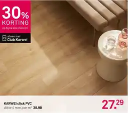 Karwei KARWEI click PVC aanbieding