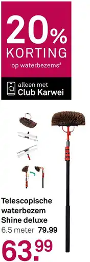 Karwei Telescopische waterbezem Shine deluxe aanbieding