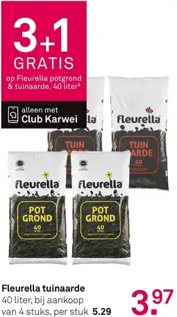 Karwei Fleurella tuinaarde aanbieding
