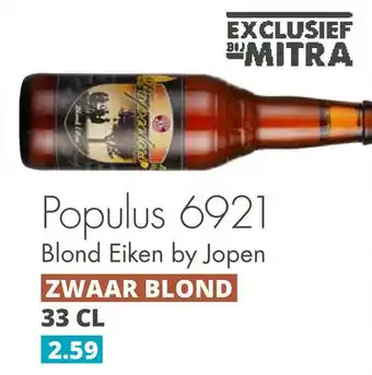 Mitra Populus 6921 33cl aanbieding