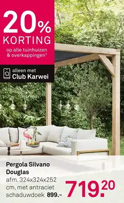 Karwei Pergola Silvano Douglas aanbieding