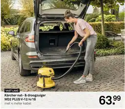 Karwei Kärcher nat & droogzuiger WD2 PLUS V-12/4/18 aanbieding