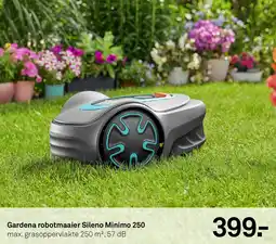 Karwei Gardena robotmaaier Sileno Minimo 250 aanbieding