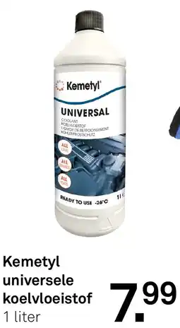 Karwei Kemetyl universele koelvloeistof aanbieding