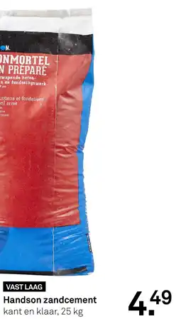 Karwei Handson zandcement aanbieding