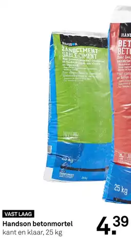 Karwei Handson betonmortel aanbieding