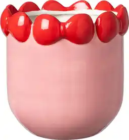 Intratuin Intratuin bloempot Garo roze D 16 H 17 cm aanbieding