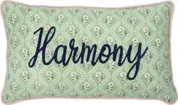 Intratuin Intratuin sierkussen Fleur Harmony groen 30 x 50 cm aanbieding