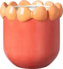 Intratuin Intratuin bloempot Garo oranje D 16 H 17 cm aanbieding