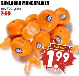 De Boerenschuur Sanlucar mandarijnen aanbieding