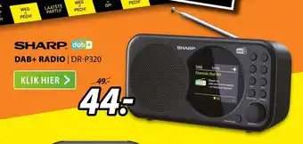 Expert Sharp DAB+RADIO DR-P320 aanbieding