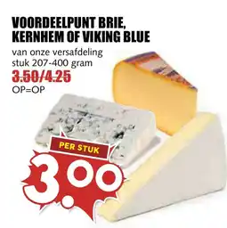 De Boerenschuur Voordeelpunt Brie, Kernhem Of Viking Blue aanbieding