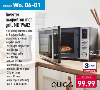 ALDI Inverter magnetron aanbieding