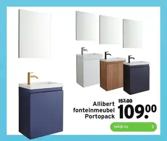 GAMMA Allibert fonteinmeubel Portopack aanbieding