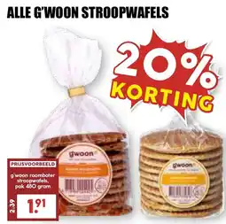 De Boerenschuur Alle G'woon Stroopwafels aanbieding