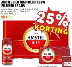 De Boerenschuur Amstel Bier Traditiegetrouw Pilsener Of 0.0% aanbieding