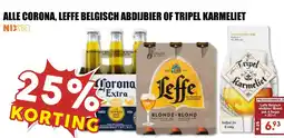 De Boerenschuur Alle Corona, Leffe Belgisch Abdijbier Of Tripel Karmeliet aanbieding
