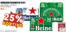 De Boerenschuur Heineken Pilsener Of 0.0% aanbieding