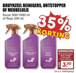 De Boerenschuur Bruynzeel reinigers, ontstopper of meubelolie aanbieding